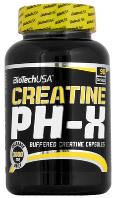 BIOTECH USA CREATINE PH-X 90 KAPS KREATYNA SIŁA