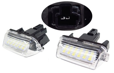 ЛАМПОЧКИ НОМЕРА LED (СВЕТОДИОД ) DO VERSO S YARIS AVENSIS T27