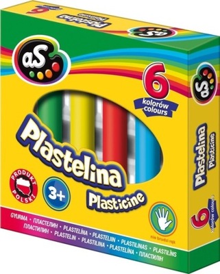 Plastelina As 6 szt.