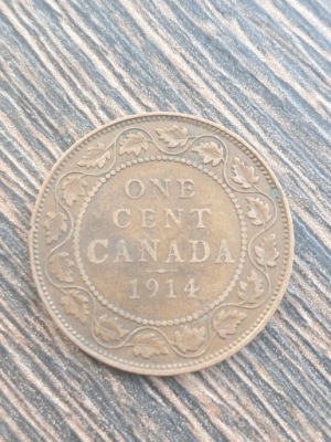 Kanada, 1 cent 1914, Jerzy V