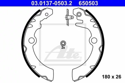 03.0137-0503.2 ZAPATAS DE TAMBOR HAM. SUZUKI ALTO 1,0 09-  