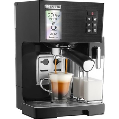 Ekspres Ciśnieniowy Sencor Wyspa Mleczna 20 Bar Cappuccino Latte