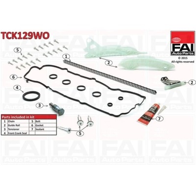 JUEGO CADENA DISTRIBUCIÓN FAI AUTOPARTS TCK129WO  