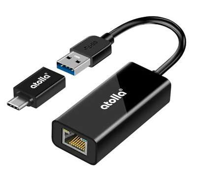 Adapter z ładowan USB-C na Ethernet ATOLLA