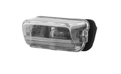 Лампа подсветка номерного знака citroen c4 picasso i фото №1