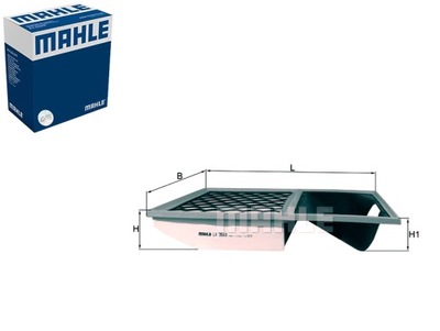 Фильтр воздуха iveco daily v mahle фото №1