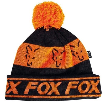 Czapka Fox Lined Bobble Hat Black/Orange