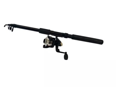 WEDKA Z KOŁOWROTKIEM CZARNA