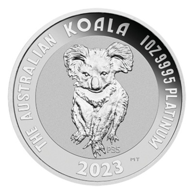 Australijski Koala 35 rocznica 2023 rok 1 uncja platyny - moneta w kapslu