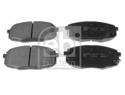 ZAPATAS DE FRENADO FEBI BILSTEIN 175206 581011MA20 KIA CEED 07- PARTE DELANTERA  