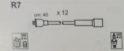 Шланг запалювання renault r7 фото №1