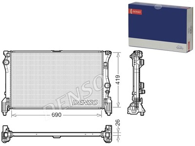 РАДІАТОР MERCEDES-BENZ DENSO DENSO