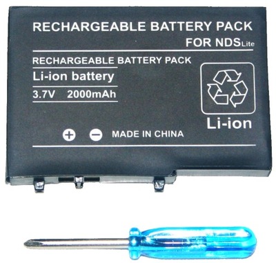 Bateria do konsoli Nintendo DS Lite - NDSL. 3,7V - 2000mAh.