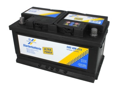 АККУМУЛЯТОР CARTECHNIC 12V 80AH/740A ULTRA POWER P+