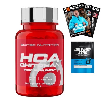 SCITEC HCA CHITOSAN 100K ODCHUDZANIE DIETA SPALACZ