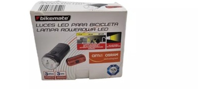 BIKEMATE LAMPKA ROWEROWA LED CZARNA