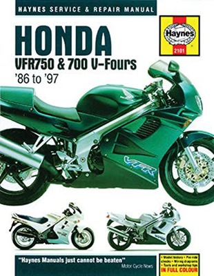 HONDA VFR750 AND 700 V-FOURS 1986 THRU 1997 - Anon [KSIĄŻKA] 