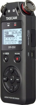 Tascam DR-05X - Przenośny rejestrator cyfrowy z interfejsem USB, zapis