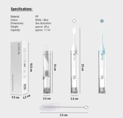 Przenośny zestaw podróżny szczoteczki do zębów