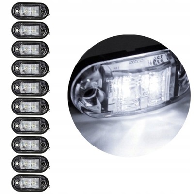 FAROS LUZ DE POSICIÓN DE CERCO DIODOWE 2 DIODO LUMINOSO LED 10SZT  