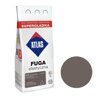 ATLAS FUGA ELASTYCZNA 036 CIEMNOSZARA 5KG