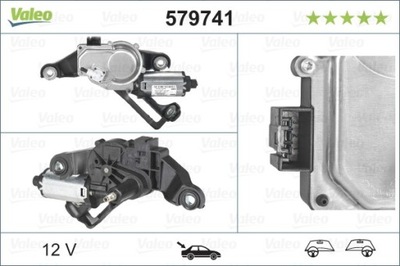 MOTOR LIMPIAPARABRISAS BMW 1 (E81,E87) 06.04-009.12 PARTE TRASERA VAL579741  