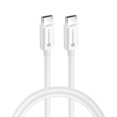 Kabel USB-C - USB-C 3 m FORCELL QC4.0 PD 3A 60W Android Auto / laptop