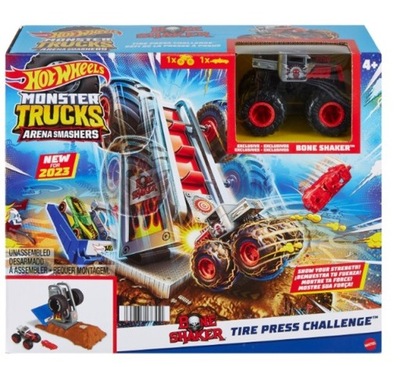 HNB87 Hot Wheels Monster Trucks opony BONE SHAKER