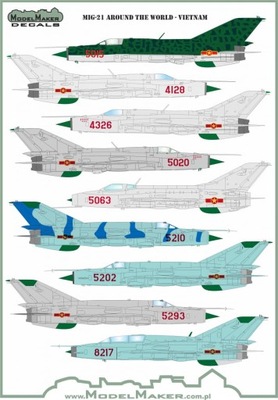 D48123 MiG-21 Around The World - Vietnam