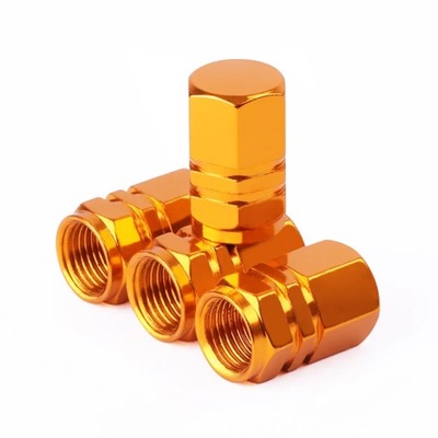 1PCS COLORFUL CAR MOTO BICYCLE TIRE AIR VALVE CAPS DUST COVE SQUARE ~8789