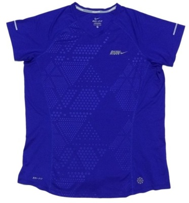 NIKE DRI FIT termoaktywna koszulka sportowa krótki rękaw L