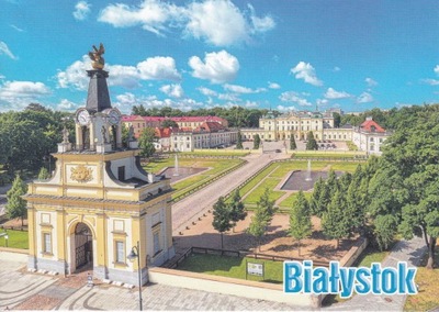 BIAŁYSTOK - PAŁAC - BRAMA WIELKA - Z LOTU PTAKA