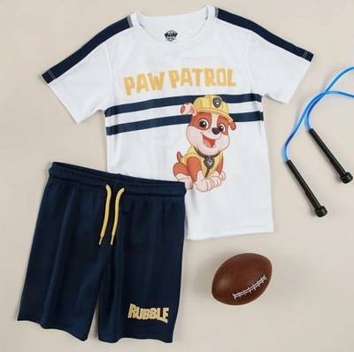 Cool club komplet letni t-shirt spodenki Psi Patrol Rubble r 98