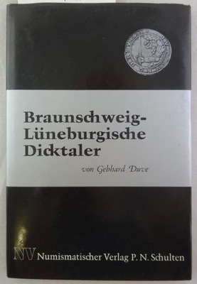 G. Duve - Katalog talarów Brunszwik - Luneburg 1544 - 1679
