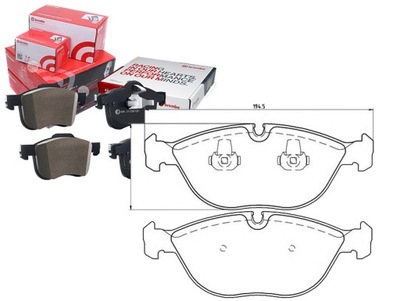 BREMBO KOMPLET KLOCKÓW HAMULCOWYCH 34111165626 341