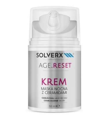 SOLVERX AGE RESET krem-maska na noc z ceramidami