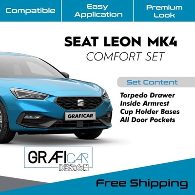 NUEVO SEAT LEON MK4 TRIM COVERING COMODIDAD JUEGO I  