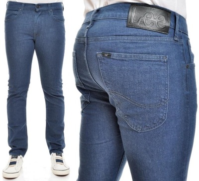 LEE spodnie SLIM blue jeans DAREN W34 L34