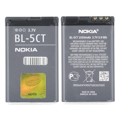 ORYGINALNA BATERIA NOKIA C3 C5 C6-01 6303 BL-5CT