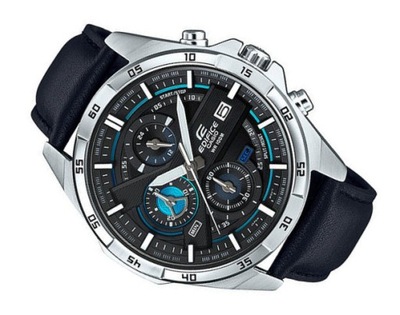 STALOWY ZEGAREK MĘSKI CASIO EDIFICE EFR-556L-1AV