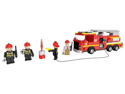 KLOCKI Straż Pożarna Wóz strażacki Playtive