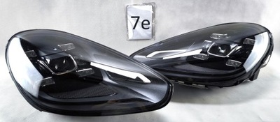 Porsche cayenne 7p5 lift full led matrix лівий правий фара повний фото №1