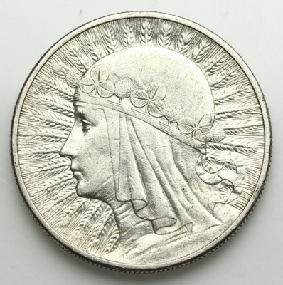 II RP 10 złotych 1932 Kobieta