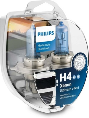 Philips MasterDuty BlueVision 13342MDBVS2 H4 P43t-38 24V 75/70W