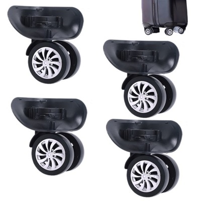 KÓŁKA JEZDNE OBROTOWE SKRĘTNE KOŁA METALOWO GUMOWE DO WÓZKÓW 4SZT