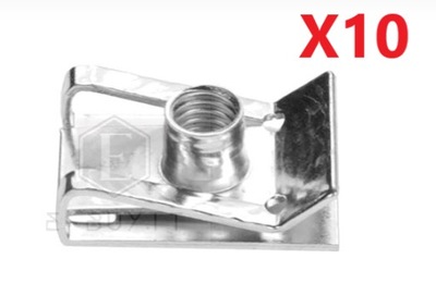 Клипса пластина wsuwka монтажная m5 универсальная x10 фото №1