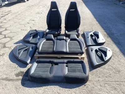 Mercedes w117 заднє сидіння шкіра amg комплект uk фото №1