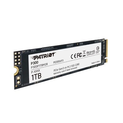 Dysk SSD Patriot P300 1TB M.2 PCIe