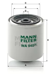 MANN-FILTER WA 940/1 FILTER FLUID COOLING  