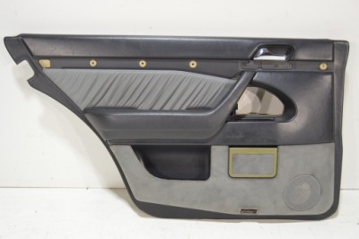 Обшивка дверь левый задний  mercedes w140 s klasa рестайлинг  szary grafitowy long фото №1